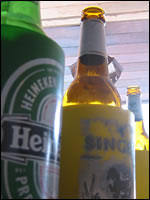 昼間のHeineken